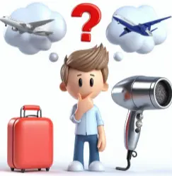 헤어 드라이기 기내반입-1