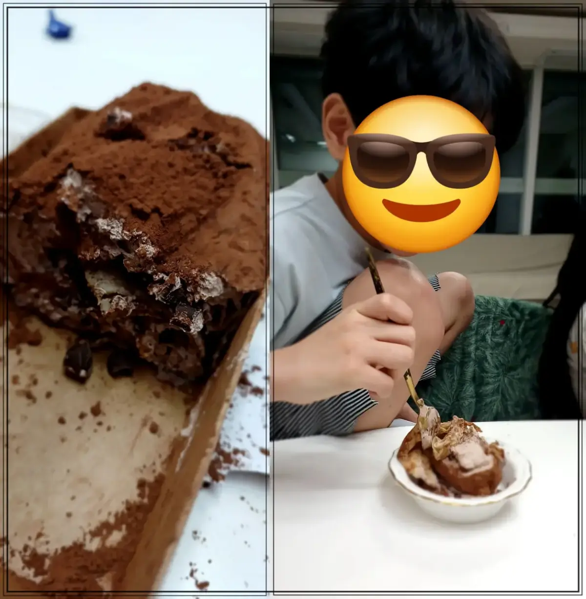 씨유-편의점-수건케이크-먹고있는-모습