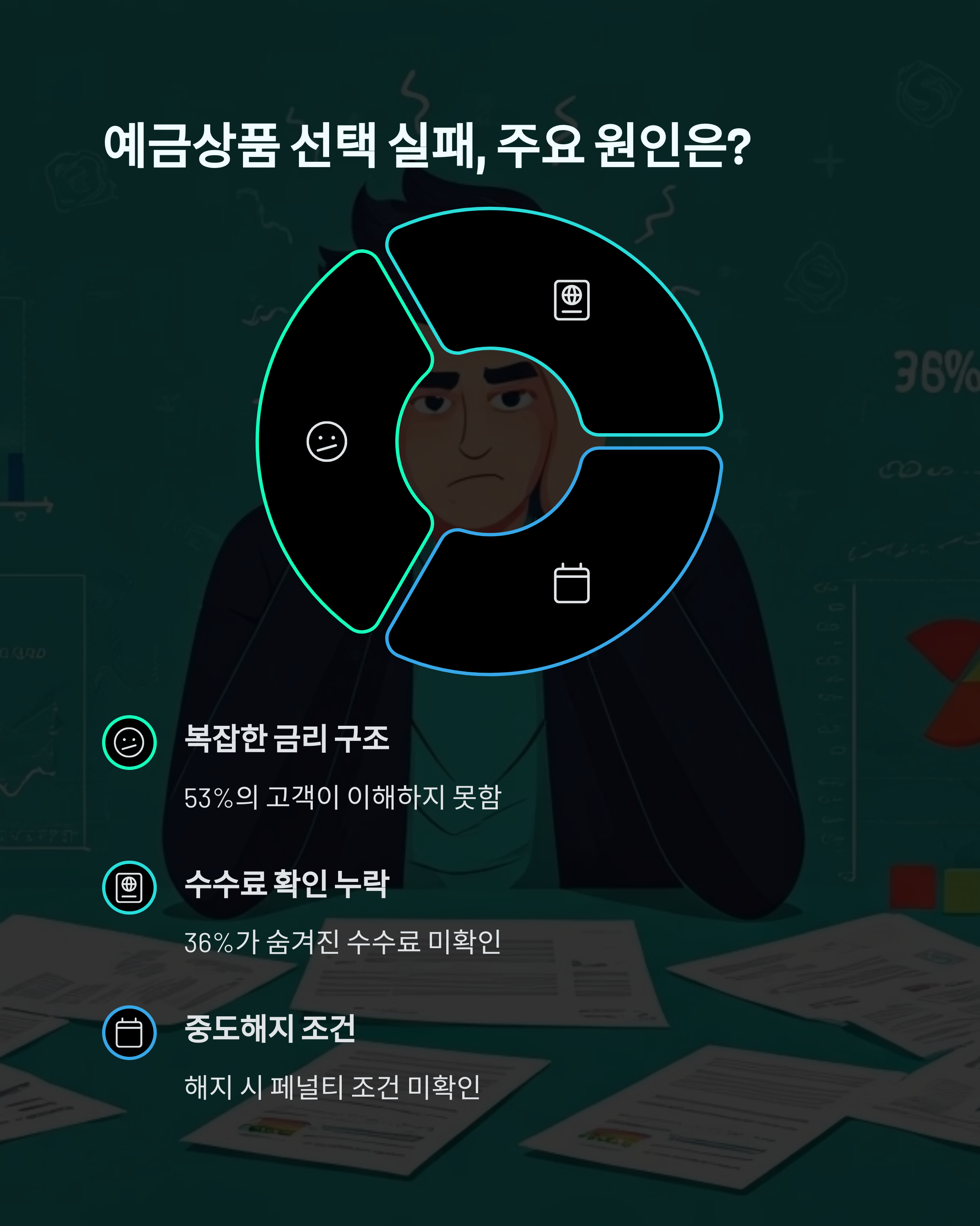예금상품 선택 실패 주요 원인은