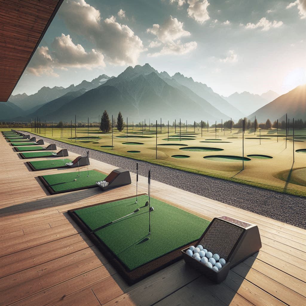 실외골프연습장 배경