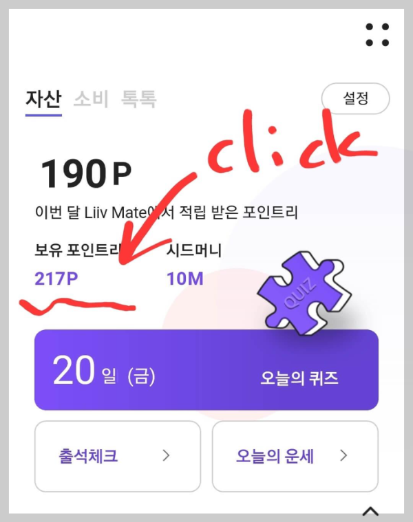 리브메이트-포인트리-현금화