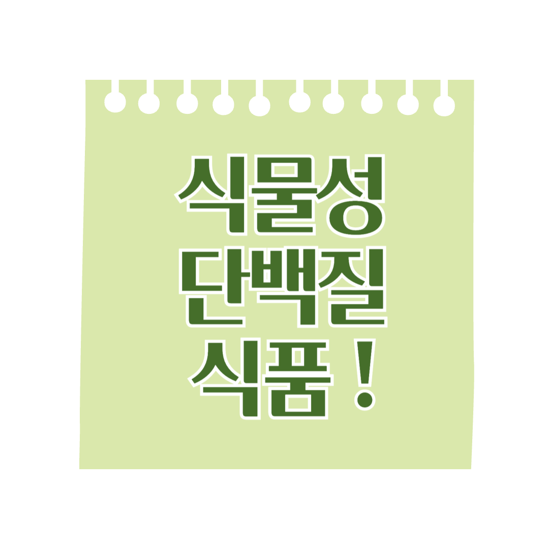 단백질이 풍부한 식물성 식품 6가지 비건 단백질