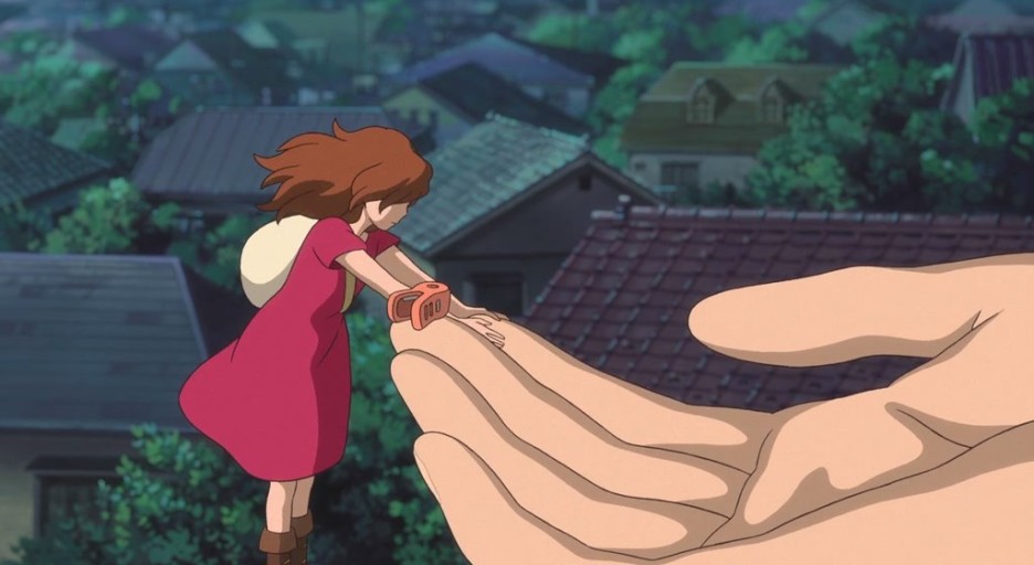 마루 밑 아리에티 애니메이션 한장면