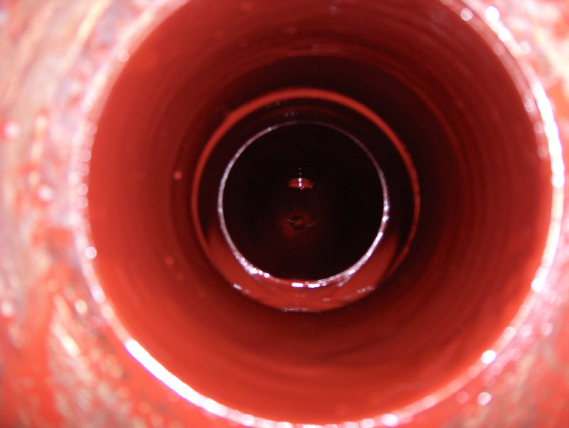 Sea water pipeline interiors with MPGS