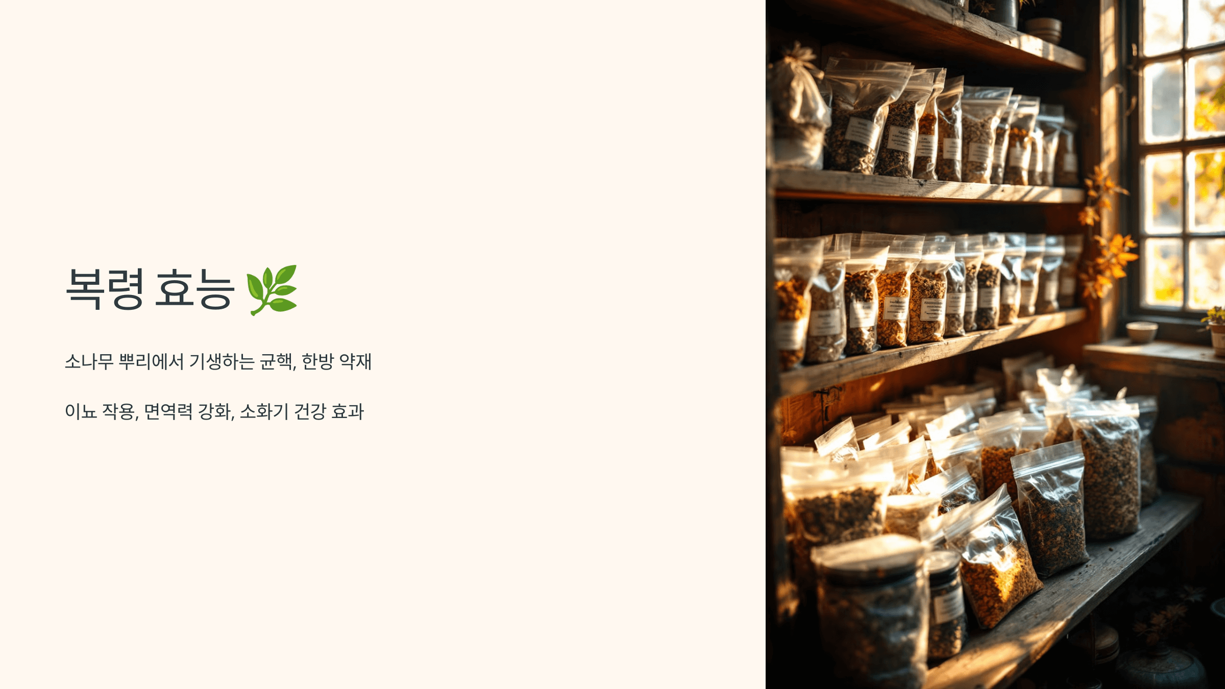 복령 사진입니다.