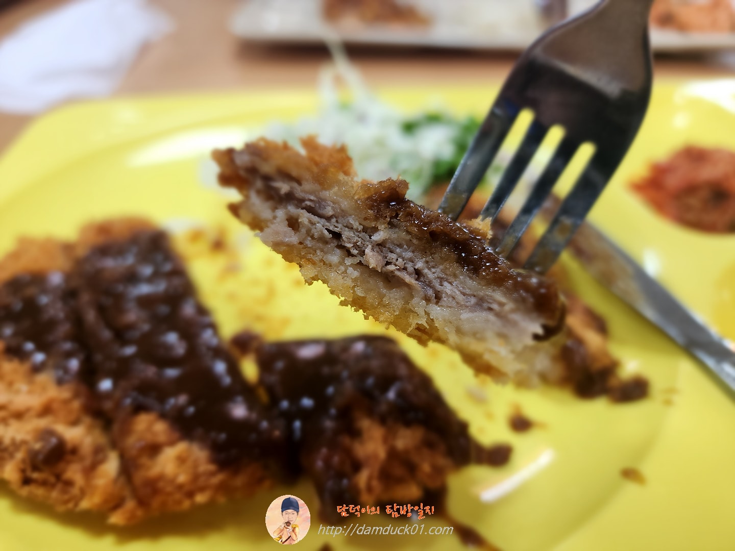 판교도서관 구내식당 돈가스