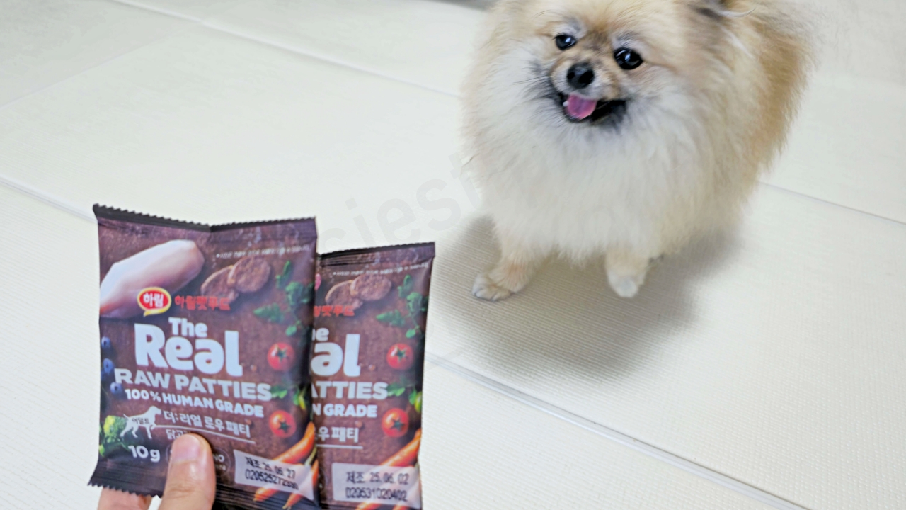 하림 더리얼 패티 강아지 사료