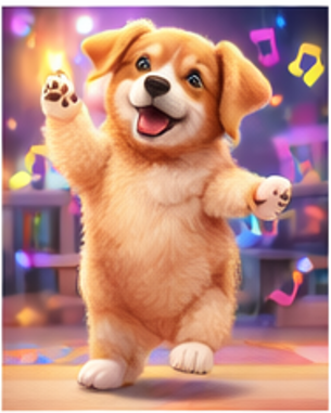 뮤직챌린지 AI 강아지 영상