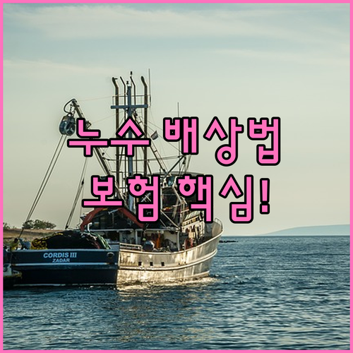 아랫집 누수 배상(일배책) 우리집 수..