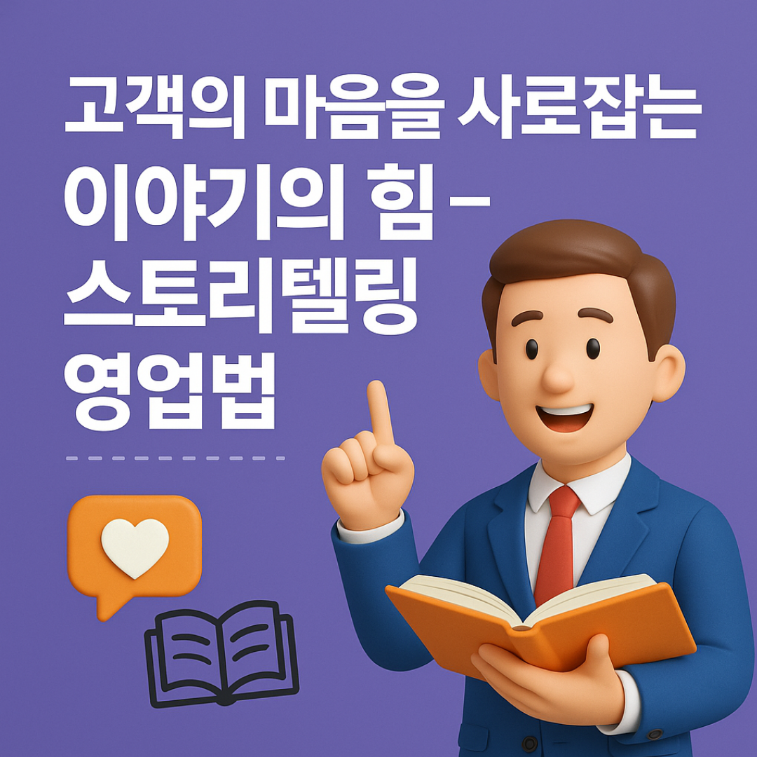 고객의 마음을 사로잡는 이야기의 힘 – 스토리텔링 영업법
