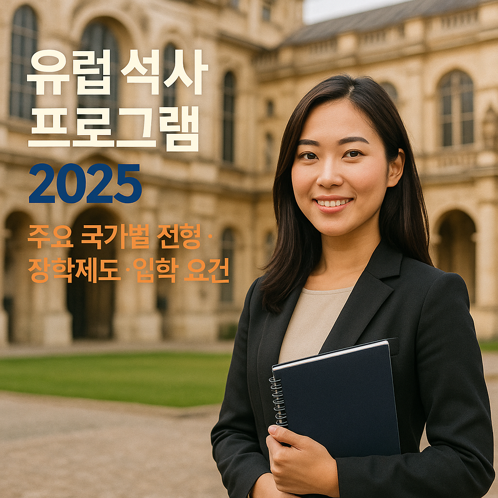유럽 석사 프로그램 2025 | 주요 국가별 전형·장학제도·입학 요건