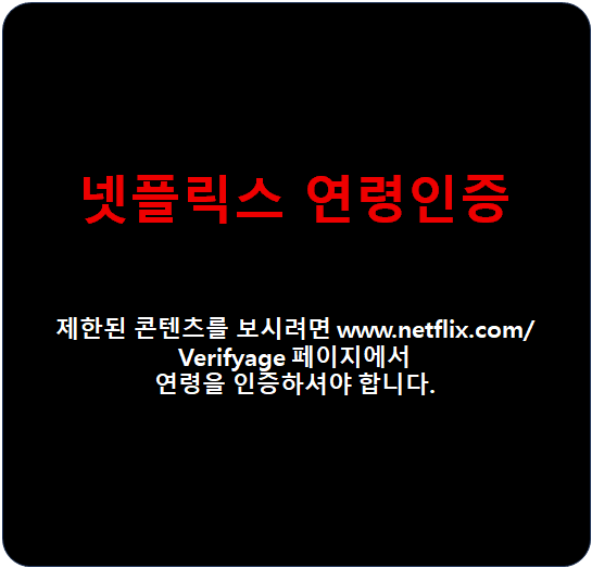 넷플릭스 연령인증