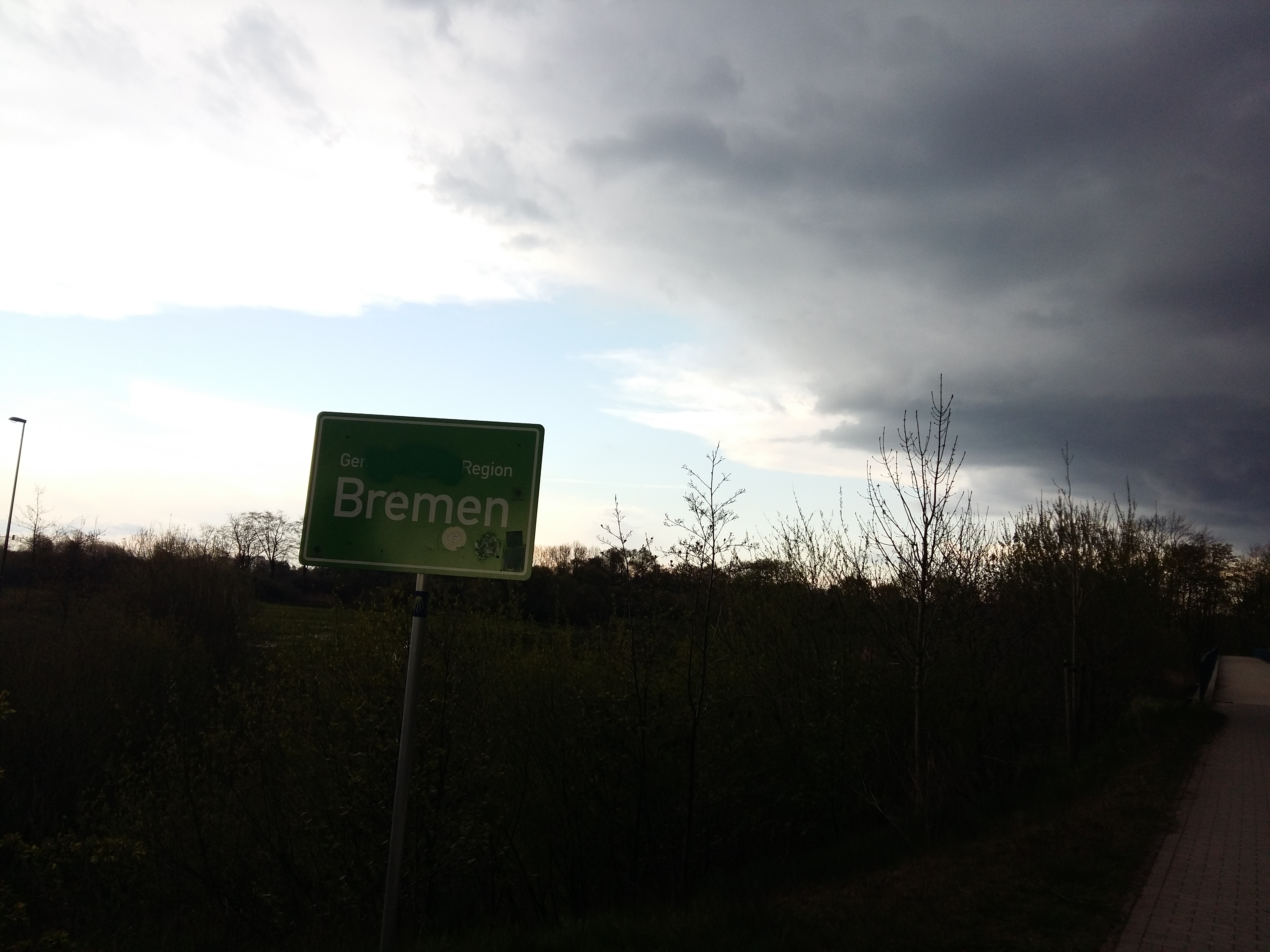독일 브레멘 이정표