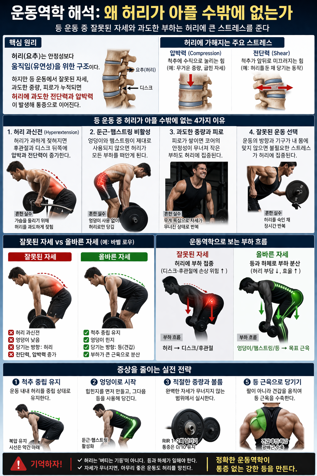 왜 허리가 아플 수밖에 없는가