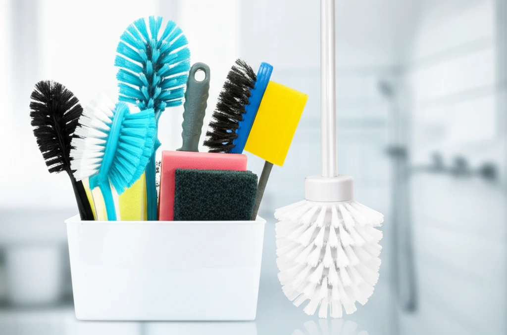 다이소 욕실 청소 브러쉬 종류별 사용