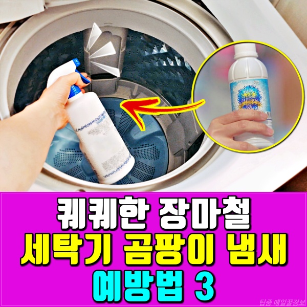 장마철 드럼세탁기 통돌이 세탁기 곰팡이 냄새 제거 예방법, 건강, 팁줌 매일꿀정보
