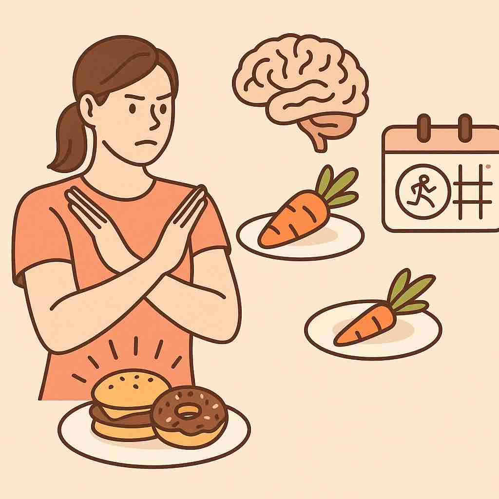 다이어트 보상심리 및 유혹 저항 심리