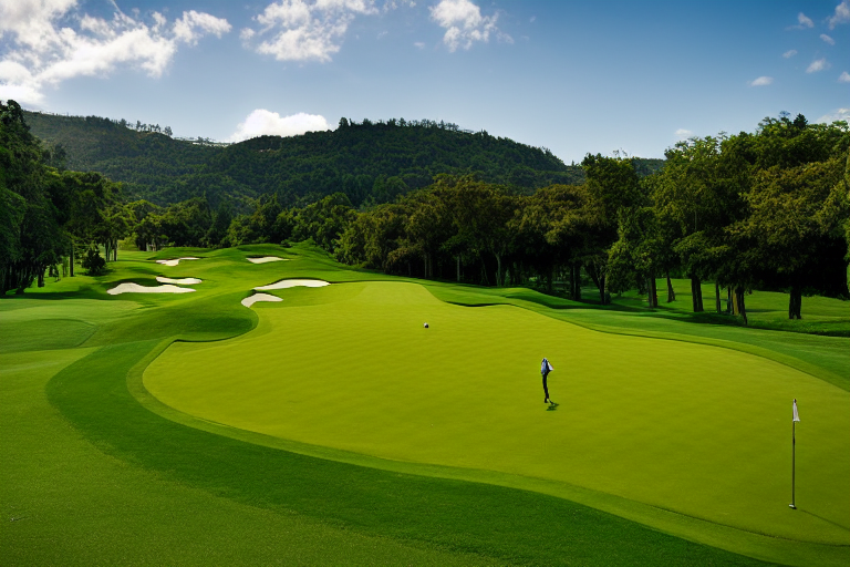 무성한녹지-초록의페어웨이-골퍼스윙
