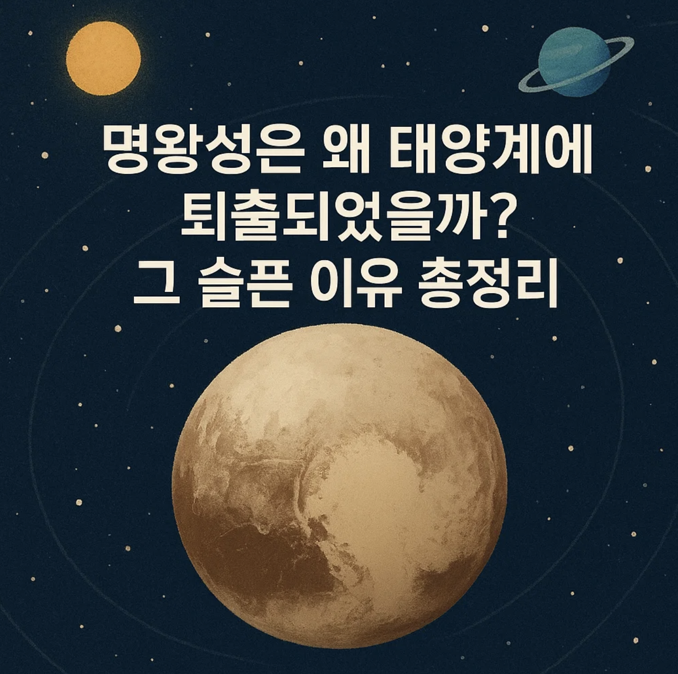 명왕성은 왜 태양계에서 퇴출되었을까? 그 슬픈 이유 총정리