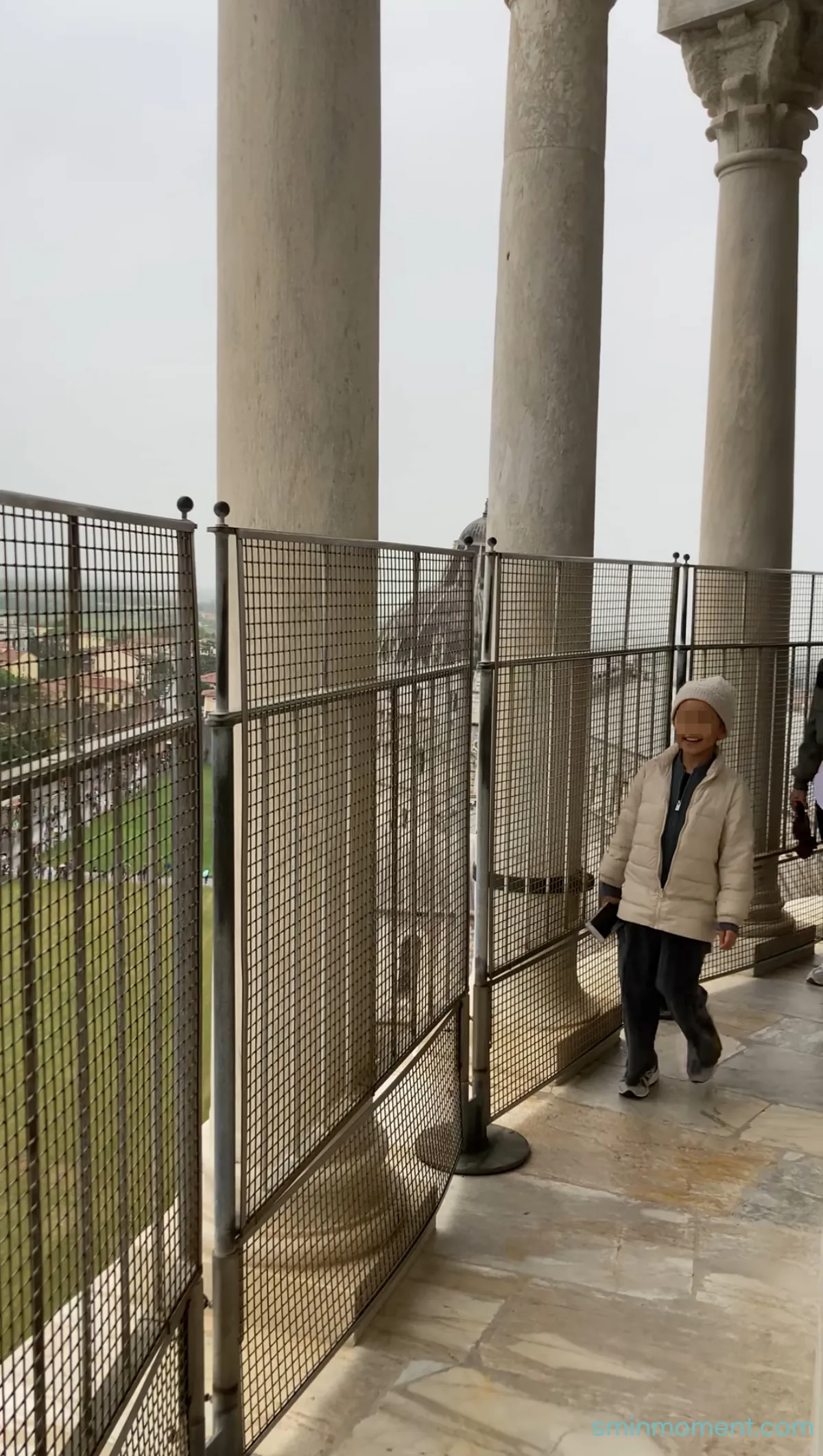 피사-피사의사탑-전망대-도착-딸-아이-감개무량-둘러보기