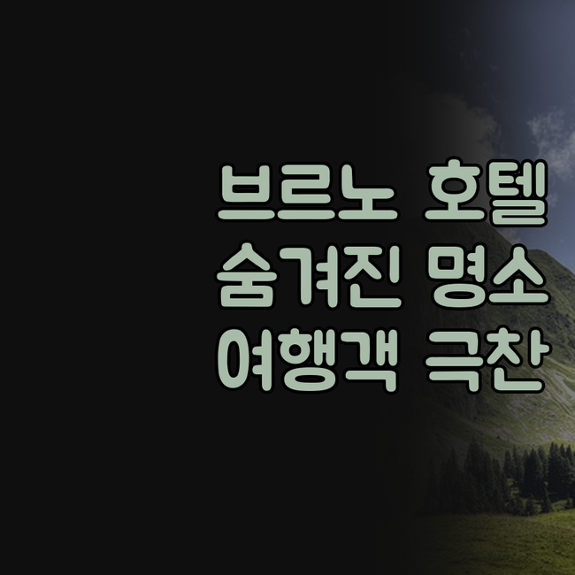 브르노 호텔 예약 전 필독! 여행객들