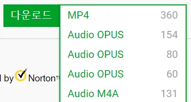 유튜브 동영상 저장