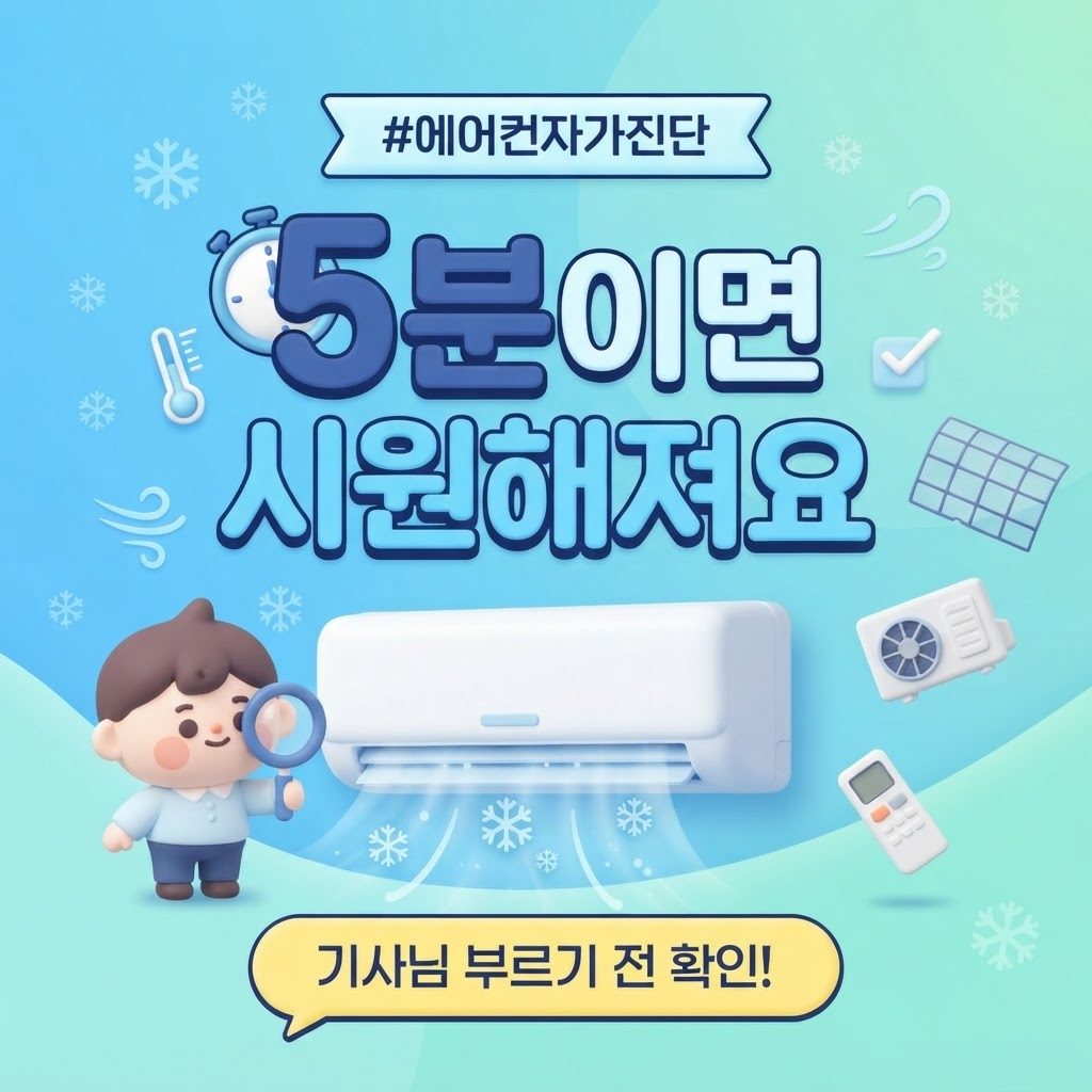 에어컨 자가진단 5분
