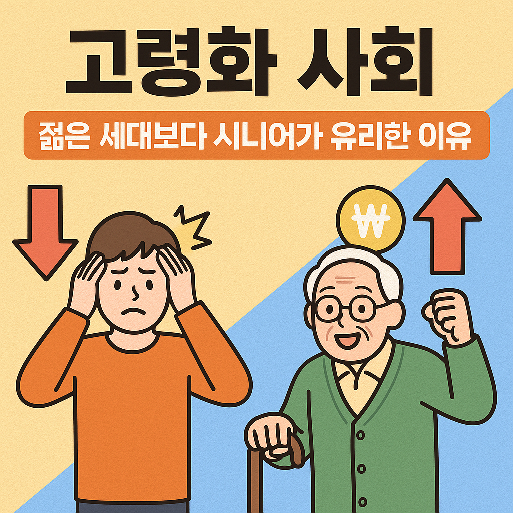 고령화 사회, 젊은 세대보다 시니어가 유리한 이유 사진