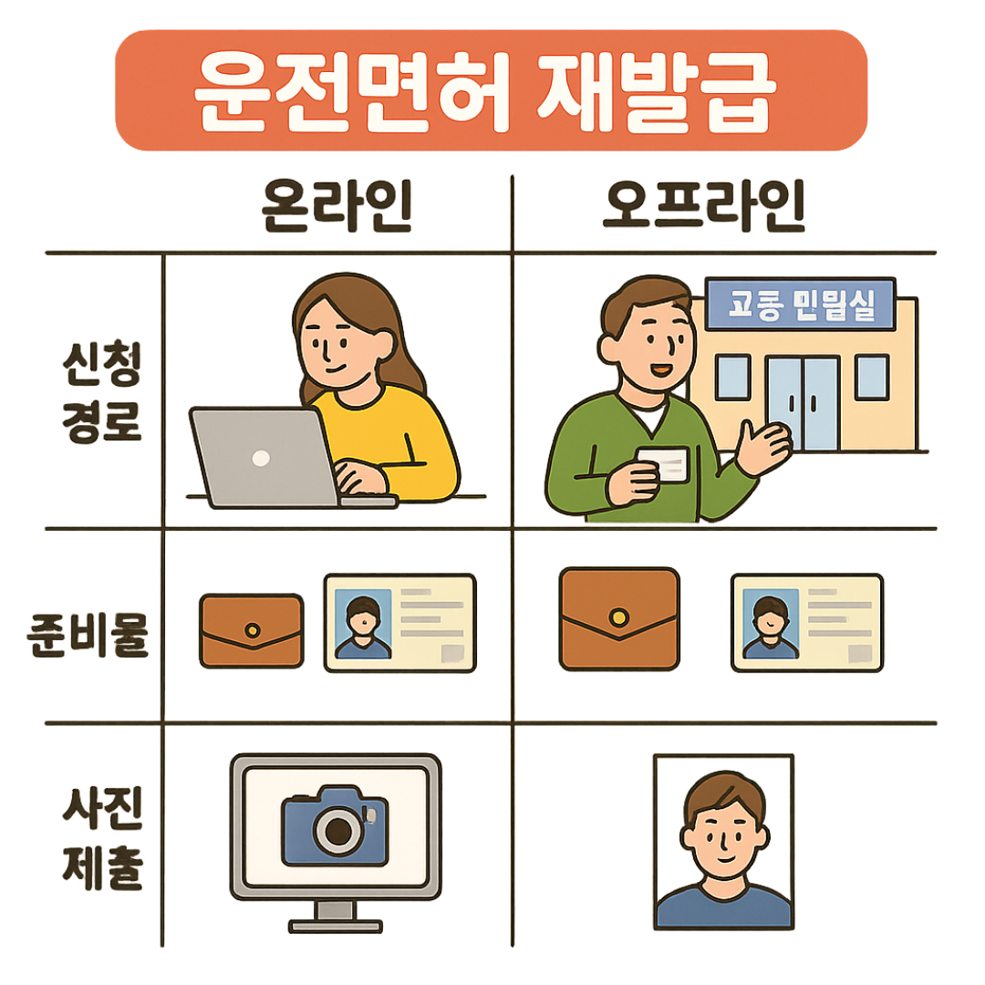 운전면허 재발급