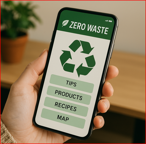 재로 웨이스트 생활을 위한 앱 사진