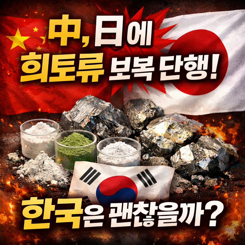 中, 日에 희토류 보복 단행! 이재명 방중 중 터진 전략 자원 전쟁