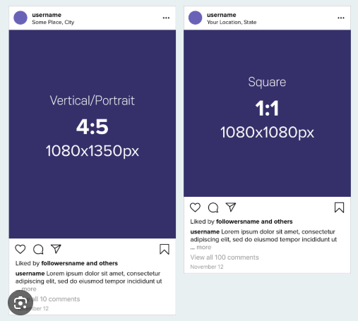 인스타 피드 비율 정사각형 직사각형 변경