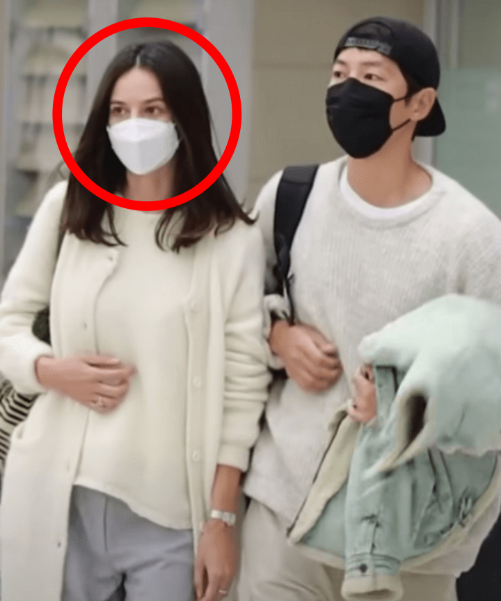 송중기-영국인여친-입국사진-인천공항