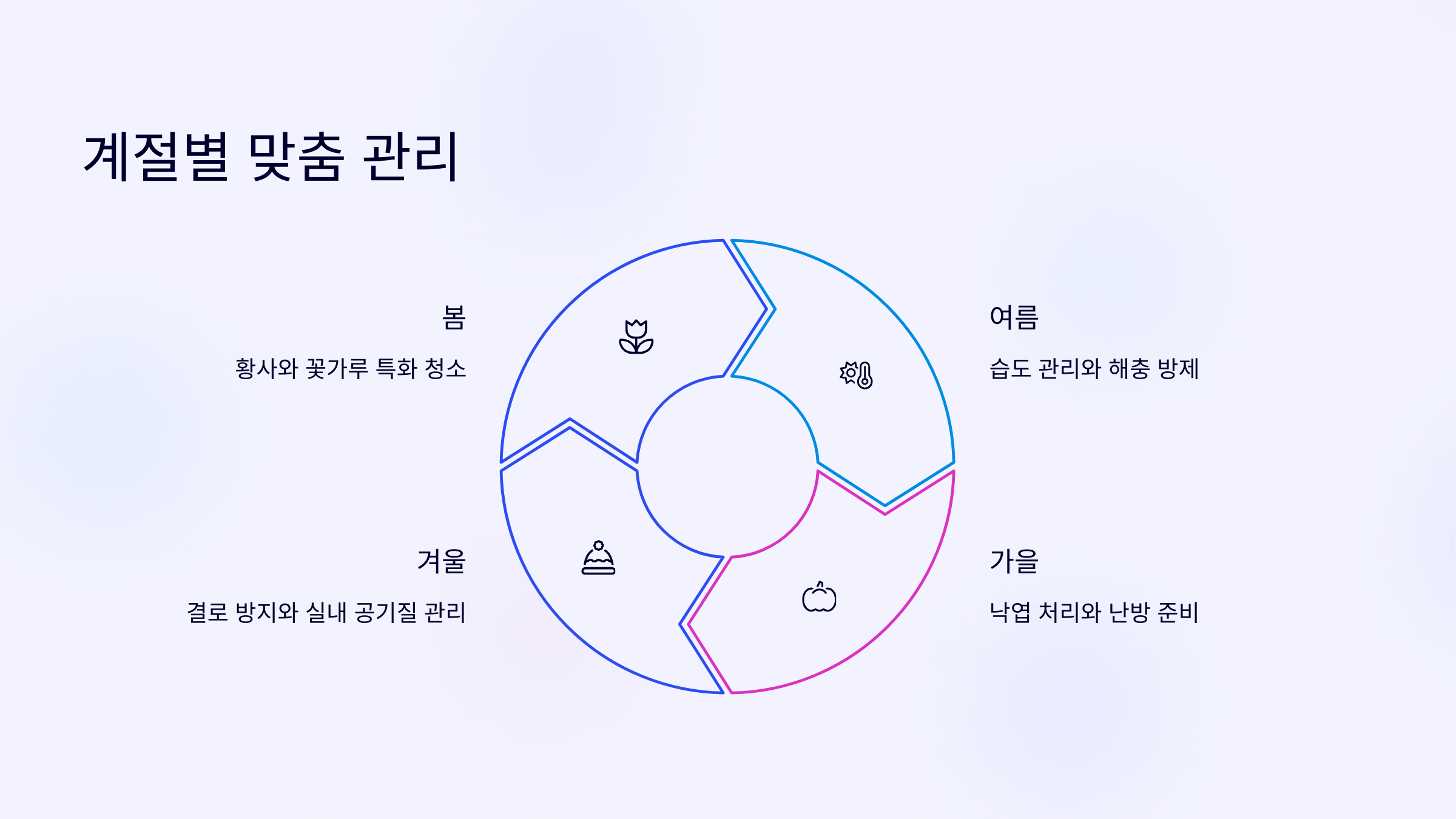 괴산 입주청소 계절별 관리