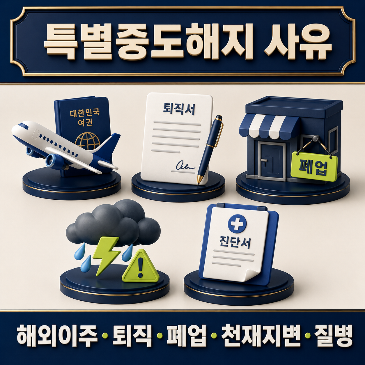 청년미래적금 해외이주 퇴직 폐업 천재지변 질병 특별중도해지 사유