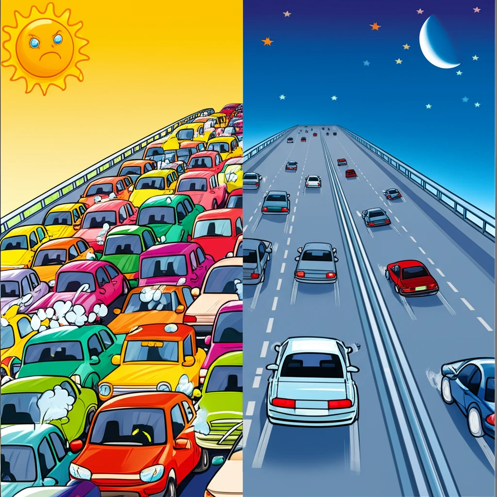 주말 연휴 고속도로 정체 회피 출도착..