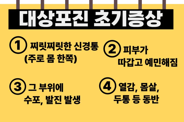 대상포진 초기증상