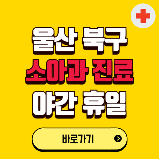 울산 북구 야간 소아과 진료병원 찾기 ❘ 24시 일요일 주말 연휴 응급진료 추천 잘하는 곳