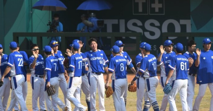 항저우 아시안게임 야구1