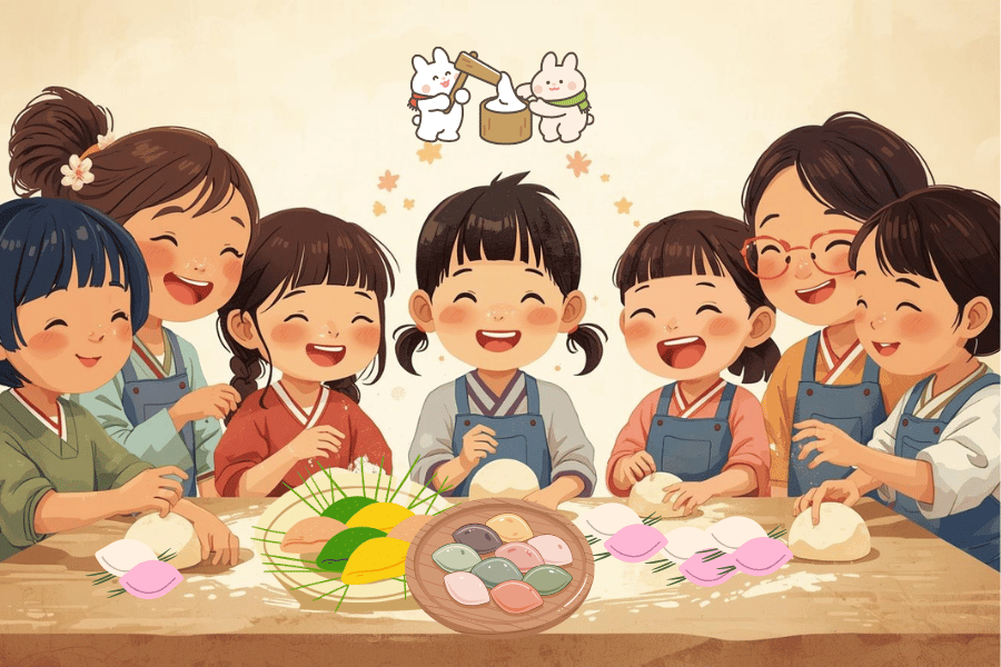 추석 송편 나누기 놀이