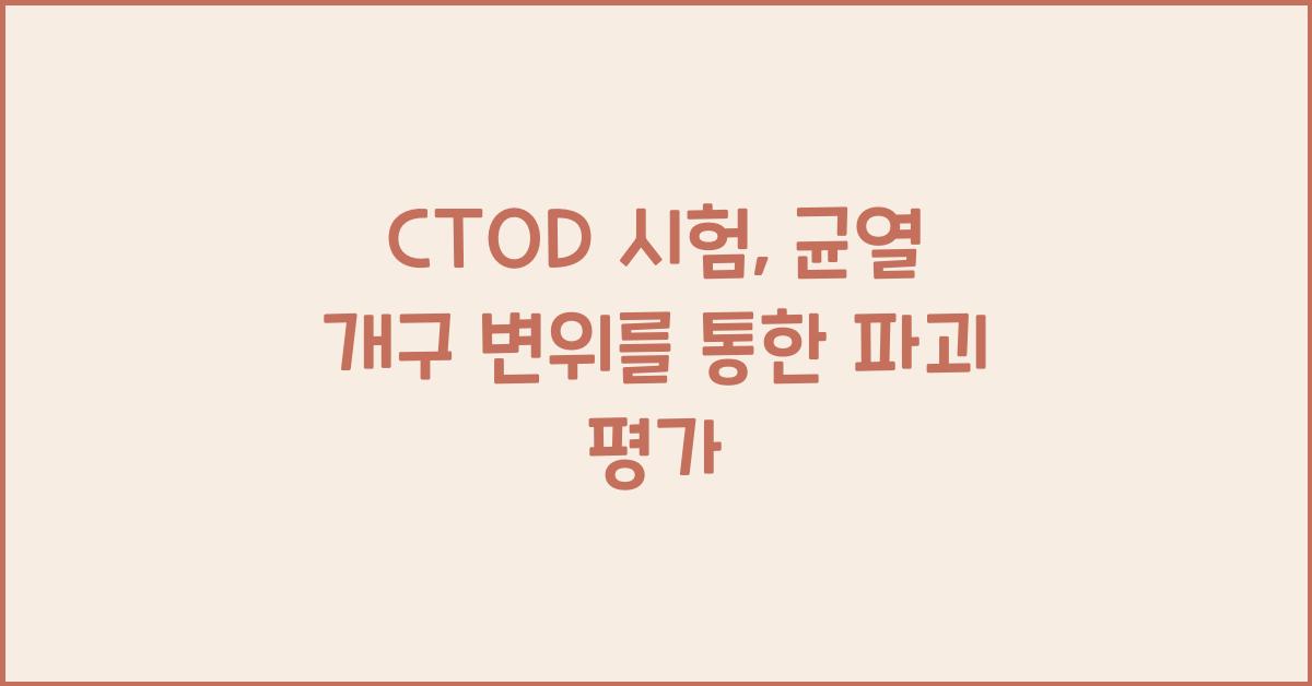 CTOD