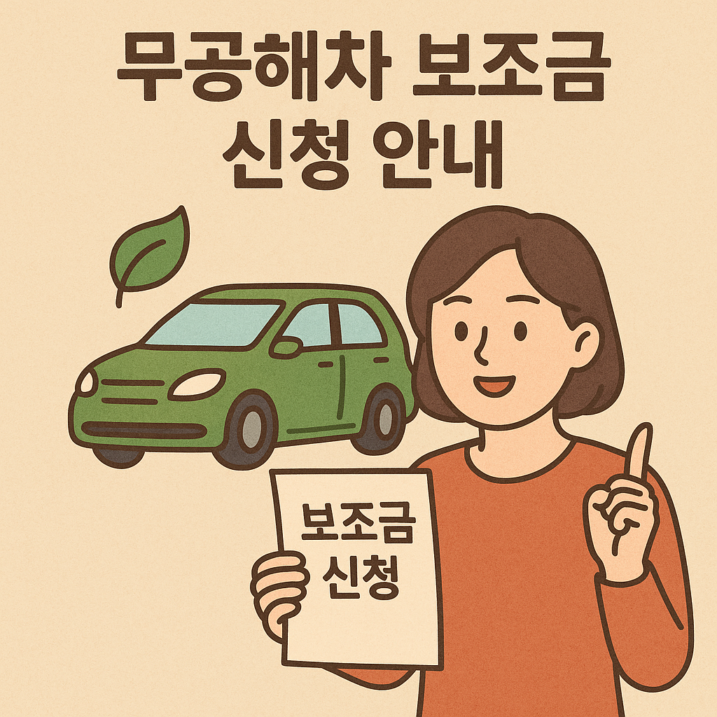 무공해차 전기차 보조금 신청 안내 방법 지원 조건 절차