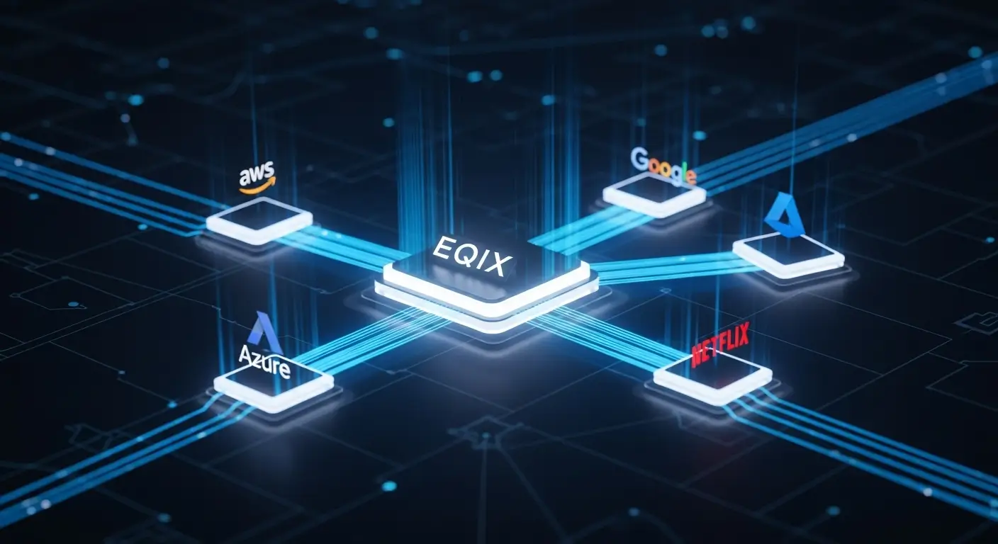 에퀴닉스-데이터센터-상호연결-네트워크-개념도