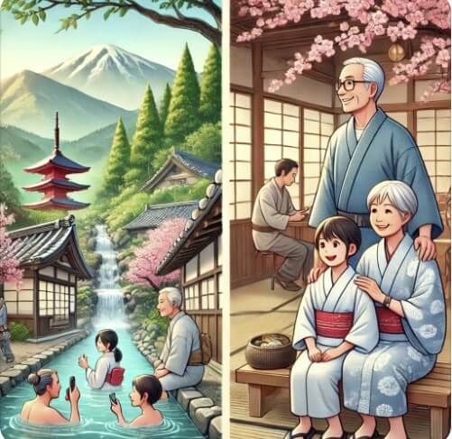 부모님과 일본여행 사진
