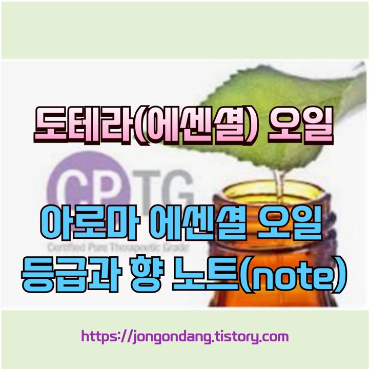 아로마 에센셜 오일의 등급과 향 노트(note) : 아로마 오일의 품질을 결정하는 오일 등급 알기 이미지