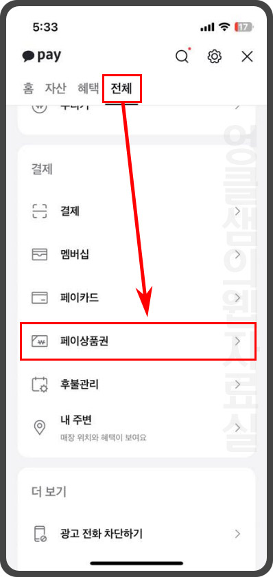 카카오페이 상품권