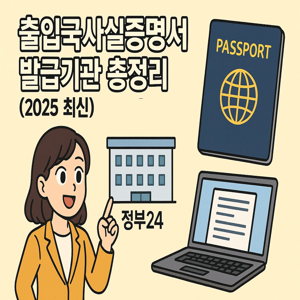 출입국사실증명서 발급기관