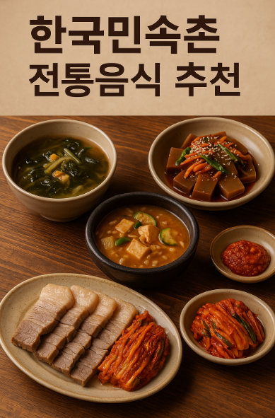 한국민속촌 전통음식