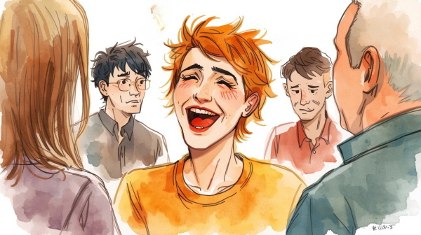 ENTP 청소년은 창의적이고 활달하며, 대화와 아이디어 나눔을 즐깁니다에 관한 그림입니다
