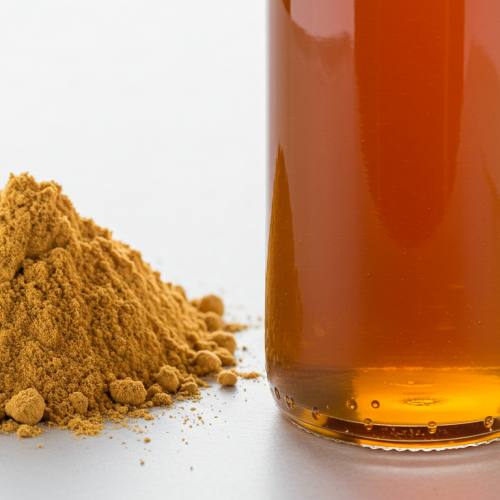 생강분말과 생강청 같이 나온 사진